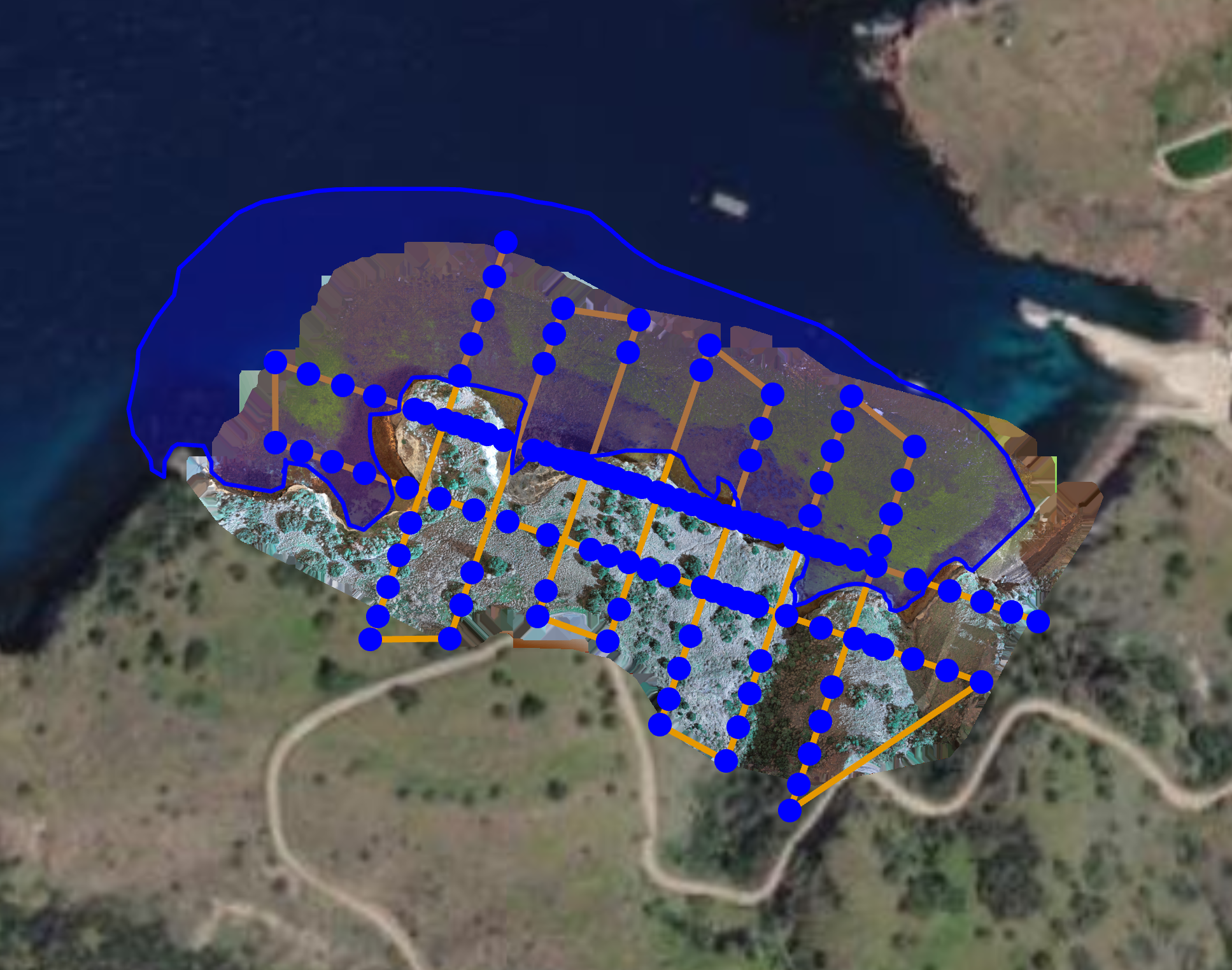 Erosion zones detail